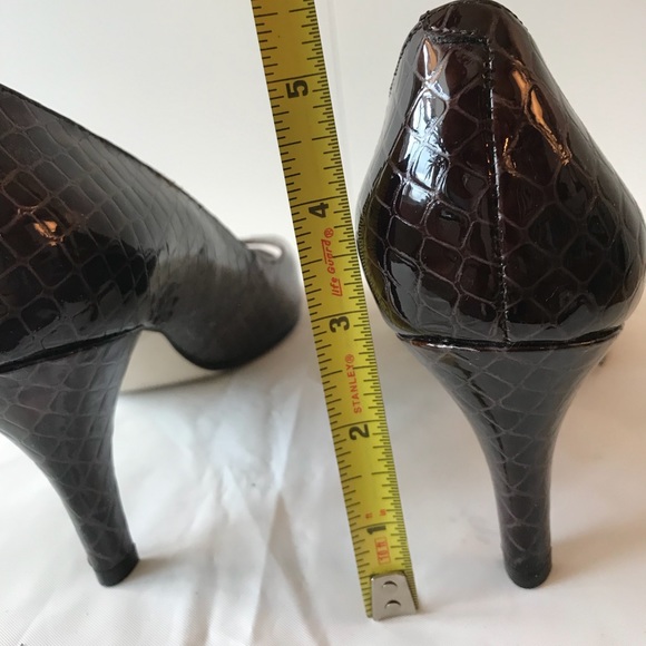 Enzo Angiolini Peep Toe Pumps - Picture 8 of 10